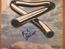 Genuine autographed Mike Oldfield LP cover