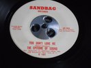 THE EPITOME OF SOUND   you don't love me /  where were you    northern soul rare