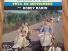OST *COME SEPTEMBER* BOBBY DARIN ROCK HUDSON 1962 EP 45 LAMBRETTA scooter cover
