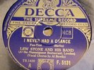 AL BOWLLY sings with Lew Stone on Decca 78 F5131
