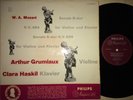 Haskil Grumiaux Mozart Violin sonatas KV 526 454 Philips Minigroove EX+
