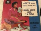 A DISNEYLAND RECORD ANNETTE SINGS 
