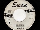 RARE BEATLES-SWAN 4152-SHE LOVES YOU/I'LL GET YOU-PROMO