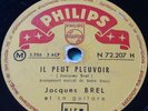 Jacques Brel Philips N-72.207-H  Il Peut Pleuvoir & C'est Comme ça 10’’ 78rpm
