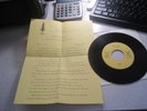 1975 rare 1st issued single Ginseng label Tom Fogerty Ruby with original letter