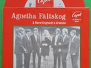 ABBA- AGNETHA FÄLTSKOG SINGLE JAG SKALL ALDRIG MINA LIKA VILL OM RED VINYL