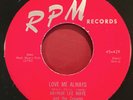 Arthur Lee Maye & the Crowns RPM 45Love Me Always b/w Loop De Loop De Loop