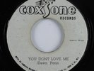 Reggae 45 DAWN PENN You Don't Love Me COXSONE HEAR