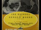 IDA HAENDEL GERALD MOORE A Recital Of Works LP HMV CLP 1021 ED1 UK