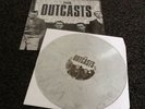 THE OUTCASTS . SELF CONSCIOUS OVER YOU LP . GREY SPLATTER VINYL