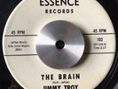 RARE Novelty Rocker Sci Fi Dance Craze JIMMY TROY The Brain ESSENCE 45 Hear