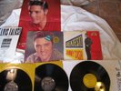 ELVIS PRESLEY TOP 10 HITS 2 LP & JOHNNY CASH GREATEST SUN 1959*  TOP VALUE +