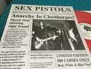 Sex pistols -Anarchy in Cleethorpes LP rare-1 of only 100 - Mint punk -RED Vinyl