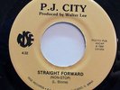 P. J. CITY-STRAIGHT FORWARD ON RISE MODERN SOUL 45-M-, HEAR