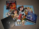 WASP W.A.S.P. vinyl x3 Inside The Electric Circus Chainsaw Charlie 3D Real Me