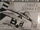 Def Leppard First Strike EP Vinyl Record Limited Rock Unofficial Blind Tiger