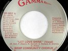 BRMP COMMUNITY CHORUS: Let Love Shine / Instrumental 45 (Boogie Rap sleeper )