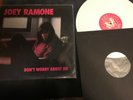 JOEY RAMONE Don't Worry About Me WHITE COLORED VINYL LP Ramones LTD ED