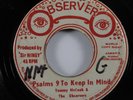 Reggae 45 TOMMY MCCOOK & THE OBSERVERS Psalms 9 To Keep In Mind OBSERVER HEAR