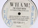 WHAM George Michael UK 1985 LIMITED DJ PROMO 12
