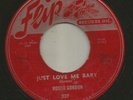 BLUES ROCKER - ROSCO GORDON -  JUST LOVE ME BABY --HEAR -1955 MEMPHIS FLIP