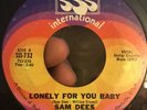 SAM DEES - i need you girl / lonely for you baby - sss 732 - RARE NORTHERN SOUL