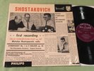 ROSTROPOVITCH / SHOSTAKOVITCH cello concerto LP PHILIPS SABL 165 HIFI stereo M-