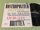BRITTEN / ROSTROPOVICH Schumann / Debussy LP UK DECCA SXL 2298 ED1 Wbg M-