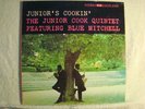 LP - JUNIOR COOK - JUNIOR'S COOKIN' -ORPHEUM PRESSING-ST- NM - JAZZ FUNK