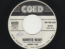 '59 Rockabilly JOHNNY LION Haunted Heart/Ingemar Johansson COED DJ VG+ HEAR