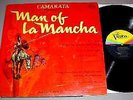MAN OF LA MANCHA - STUDIO CAST LP Camarata Conducts