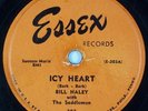 BILL HALEY, SADDLEMEN: Icy Heart / Rock the Joint ESSEX Rockabilly Swing 78 Hear