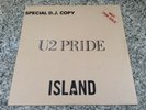 U2 *PRIDE* MAXI 12'' RADIO COPY PORTUGUESE RARE EXC