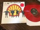 VERY RARE  THE BEATLES “HELP ” w/ SHELL OIL Cover; CHERRY-RED VINYL  Hype Stic