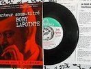 Rare EP BOBY LAPOINTE Le Chanteur Sous-Titré INSERT VG++/EX   BIEM Laminated