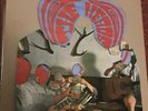 THE HEADS TIME IN SPACE D/LP BLUE VINYL IN ONE OFF CUSTOM SLEEVE BY BAND PSYCH