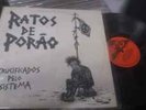 RATOS DE PORAO rdp - Crucificados LP BRAZIL ORIGINAL press WHITE cover punk hc