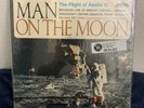 Man on the moon sealed LP record. The flight of Apollo 11