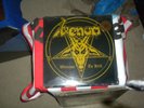 VENOM WELCOME TO HELL LP WITH US PRESS HYPE STICKER