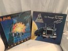 Vinyl LP Def Leppard On Through The Night, 1980 Mercury SRM 1-3828.  +PYROMANIA