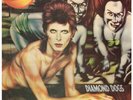 DAVID BOWIE Diamond Dogs LP VINYL Greece Rca 1974 11 Track Orange Label Design