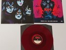 KISS KRUISE VI AUTOGRAPHED RED COLORED VINYL CREATURES OF THE NIGHT