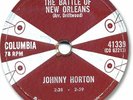 1959 JOHNNY HORTON Rock'n Roll 78 RPM Record. The Battle of New Orleans