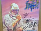 SIGNED  DEATH LEPROSY OG UK 1988 UNDER ONE FLAG RECORDS LP FLAG 24 METAL MINT