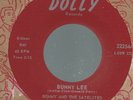 RONNY AND THE SATELITES BUNNY LEE B/W BLUE MOON WHITE DOO WOP VG+ DOLLY 45