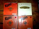 BOSTON ( 4 ) vinyl 45 lot: FEELING / PEACE OF MIND / DON'T LOOK BACK / AMANDA NM