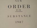 NEW ORDER - SUBSTANCE 1987 (2 LPs) - UK 87