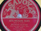 BROWNIE MCGHEE SAVOY 5338 AUTO MECHANIC BLUES COUNTRY BOY BOOGIE 78 RPM