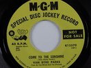 Pop Psych 45 VAN DYKE PARKS Come To The Sunshine MGM VG++ promo HEAR