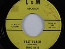 Instrumental Rockabilly Tittyshaker 45 STING RAYS Fast Track L&m HEAR
